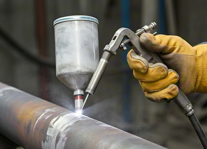 Welding Works Powder Coating Treatment